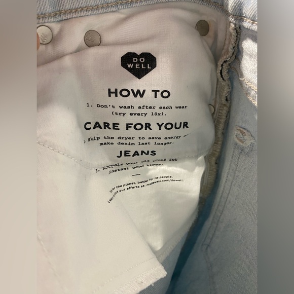 Madewell J. Crew High Rise Women Jeans Light Blue - Picture 7 of 10